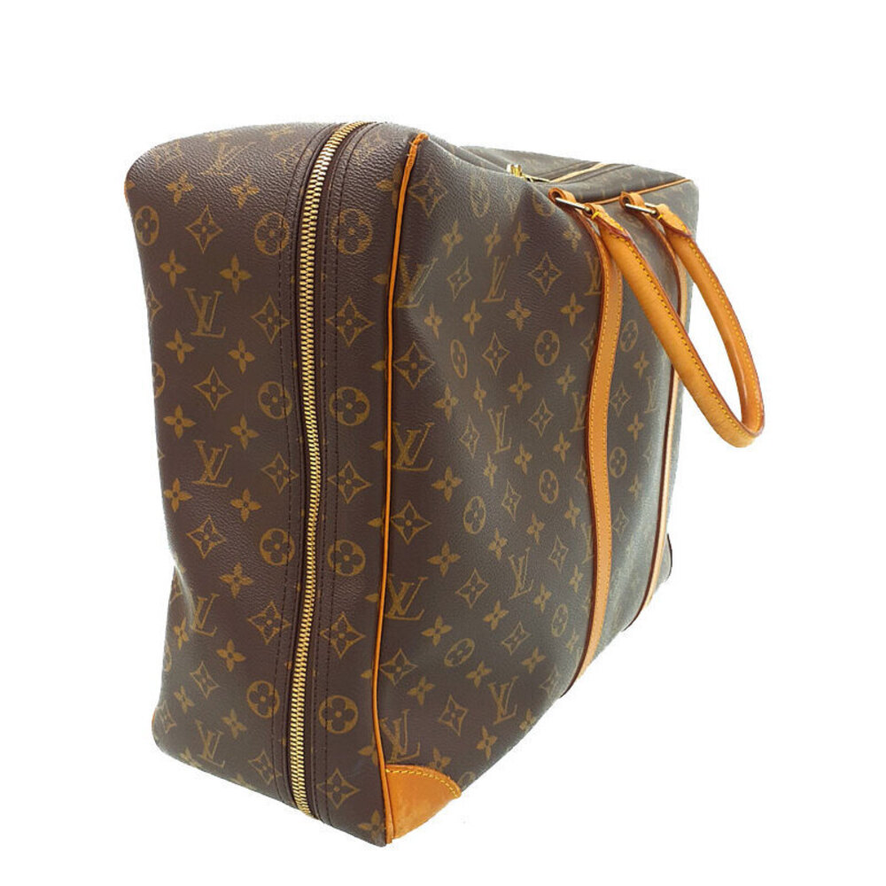 Louis Vuitton Brown Bag Monogram Sirius Leather Boston